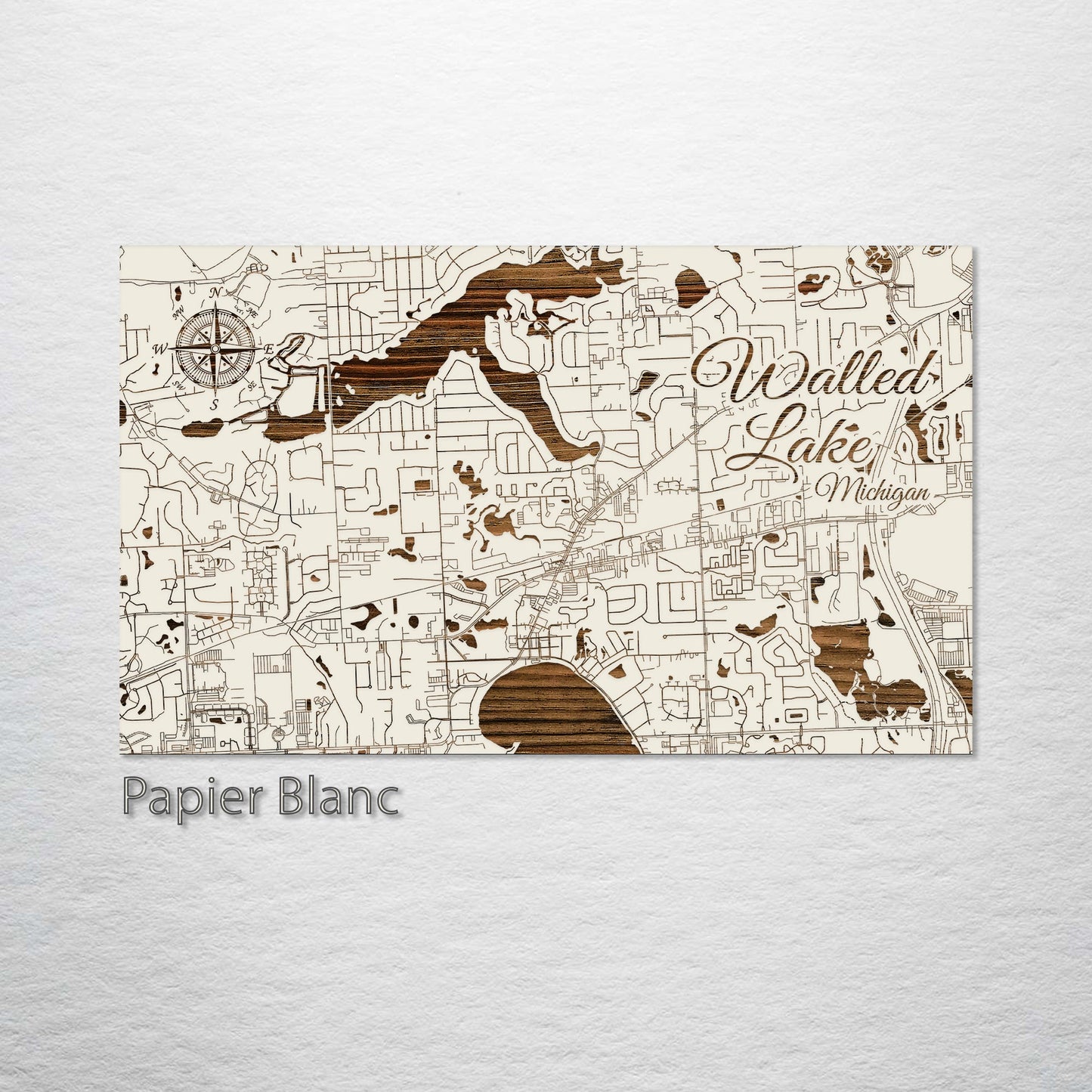 Walled Lake, Michigan Street Map