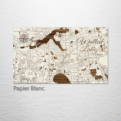 Walled Lake, Michigan Street Map