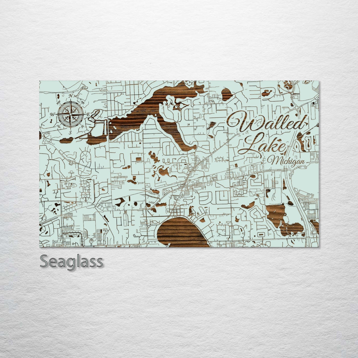 Walled Lake, Michigan Street Map