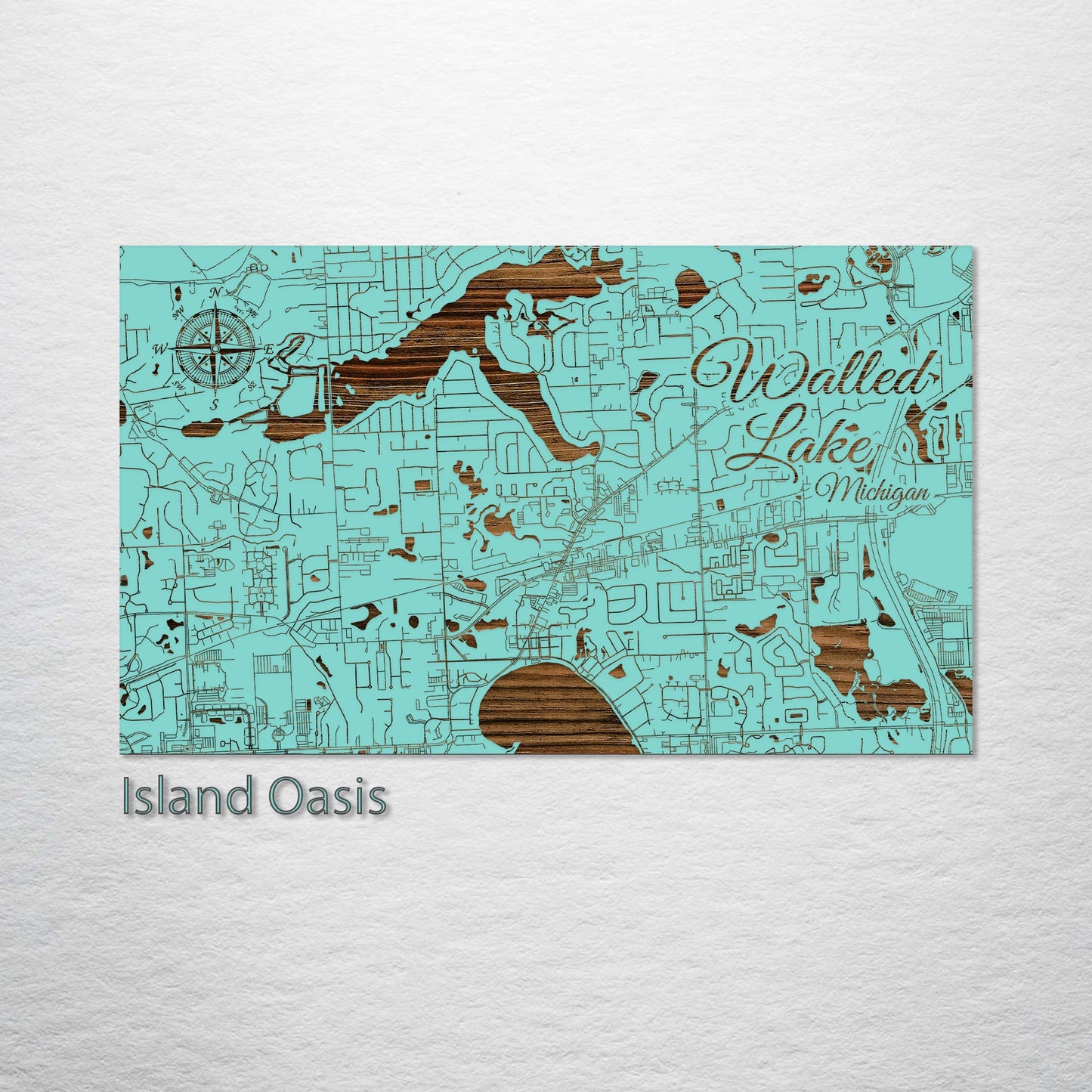 Walled Lake, Michigan Street Map