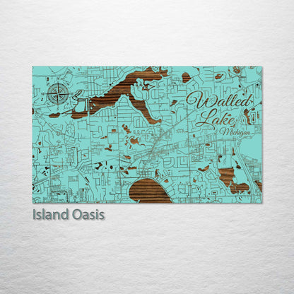 Walled Lake, Michigan Street Map