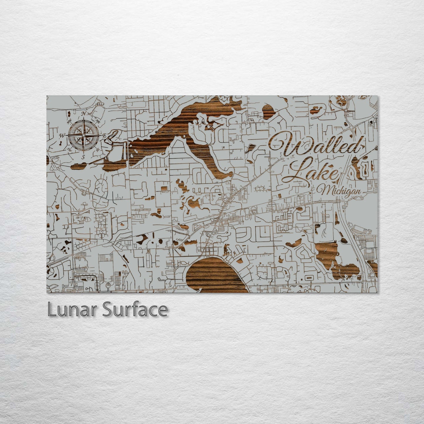 Walled Lake, Michigan Street Map