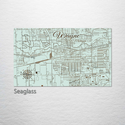 Wayne, Michigan Street Map