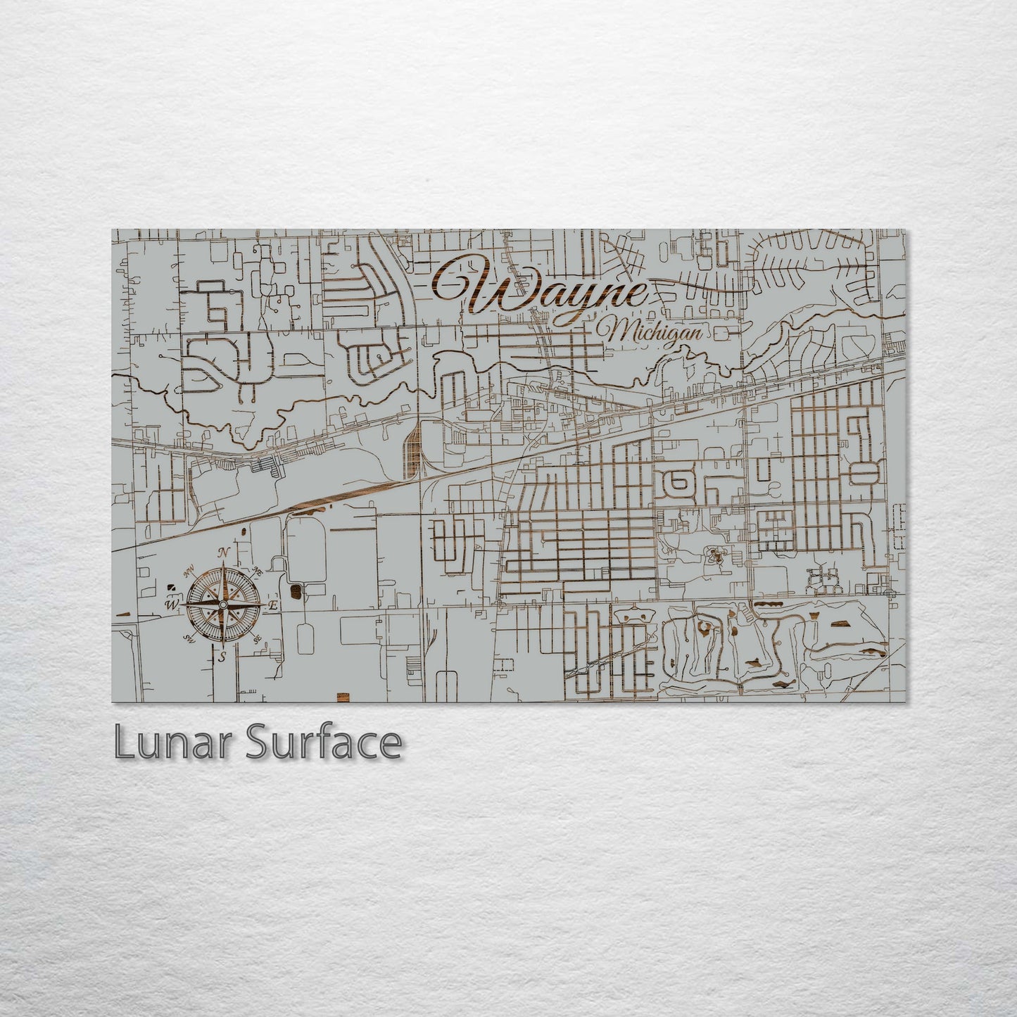 Wayne, Michigan Street Map