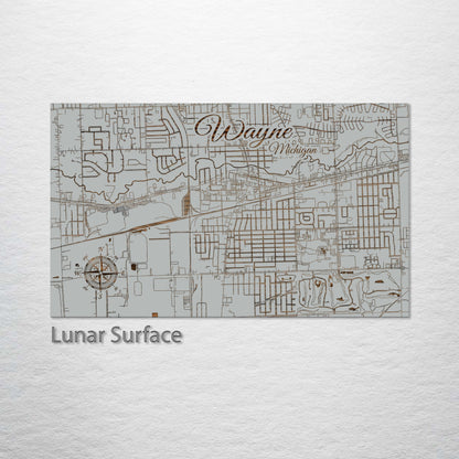 Wayne, Michigan Street Map