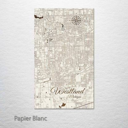 Westland, Michigan Street Map