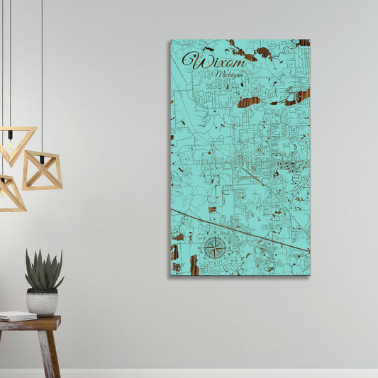 Wixom, Michigan Street Map