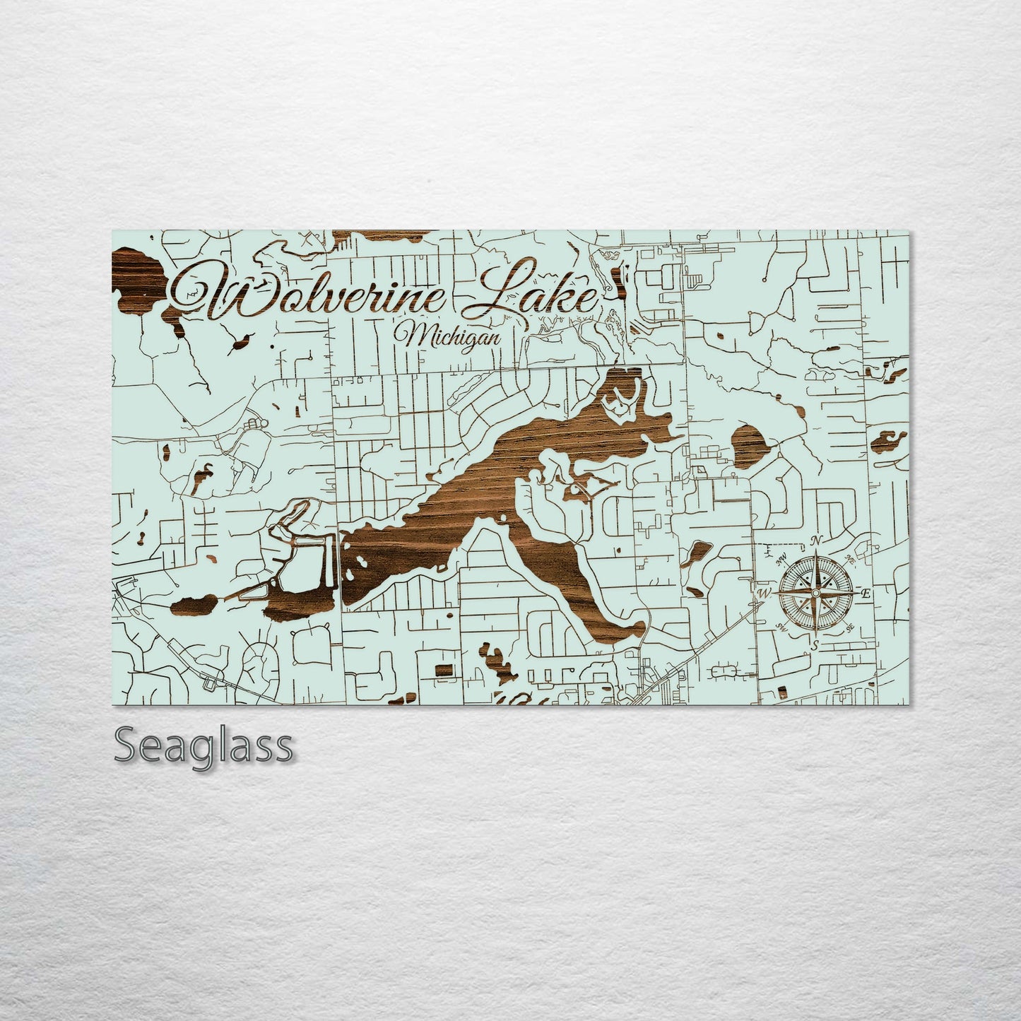 Wolverine Lake, Michigan Street Map