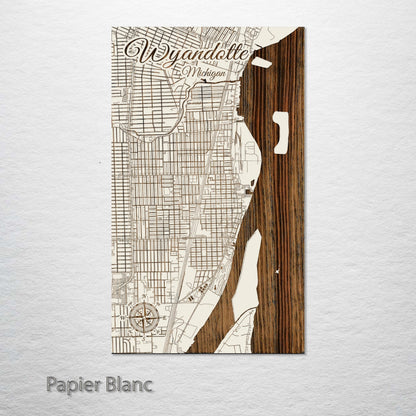 Wyandotte, Michigan Street Map