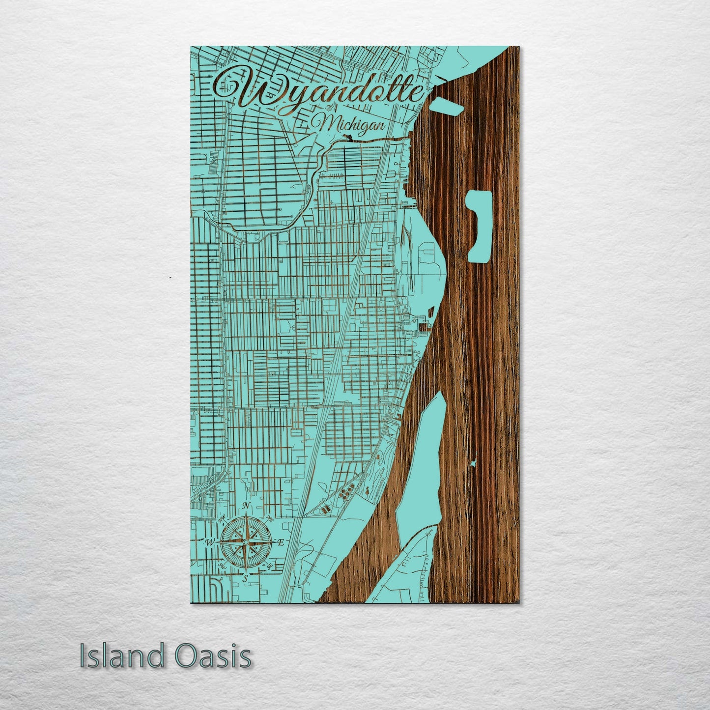 Wyandotte, Michigan Street Map