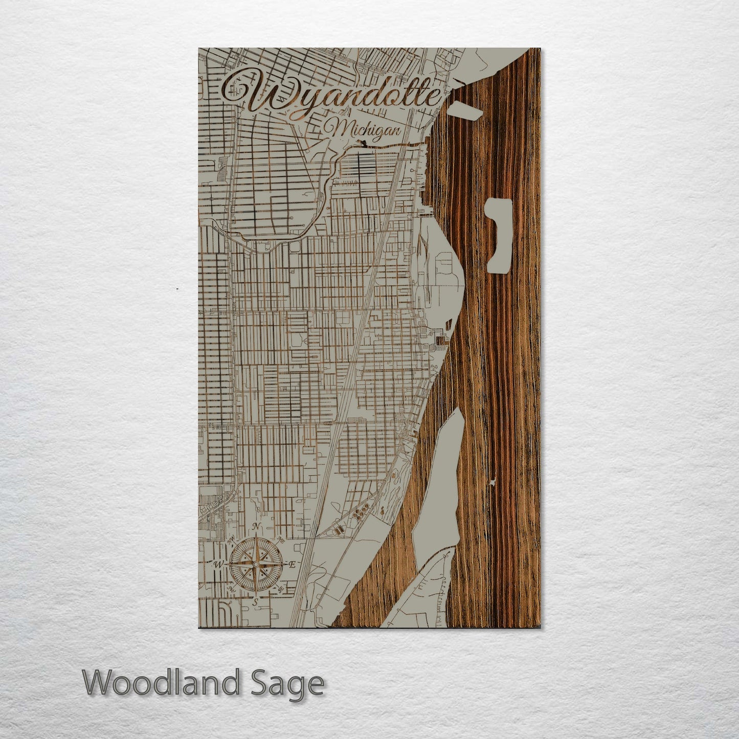 Wyandotte, Michigan Street Map