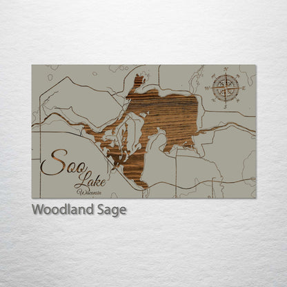 Soo Lake, Wisconsin Map