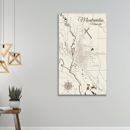 Montevideo, Minnesota Street Map