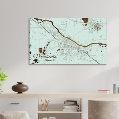 Monticello, Minnesota Street Map