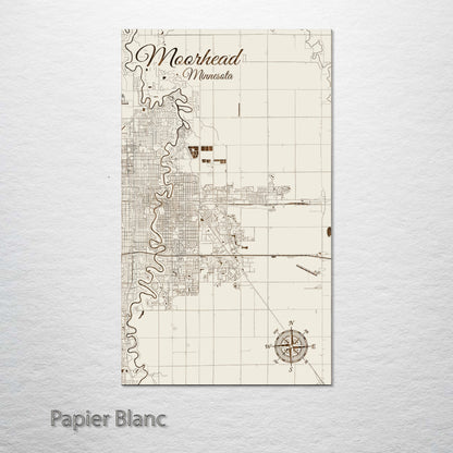 Moorhead, Minnesota Street Map