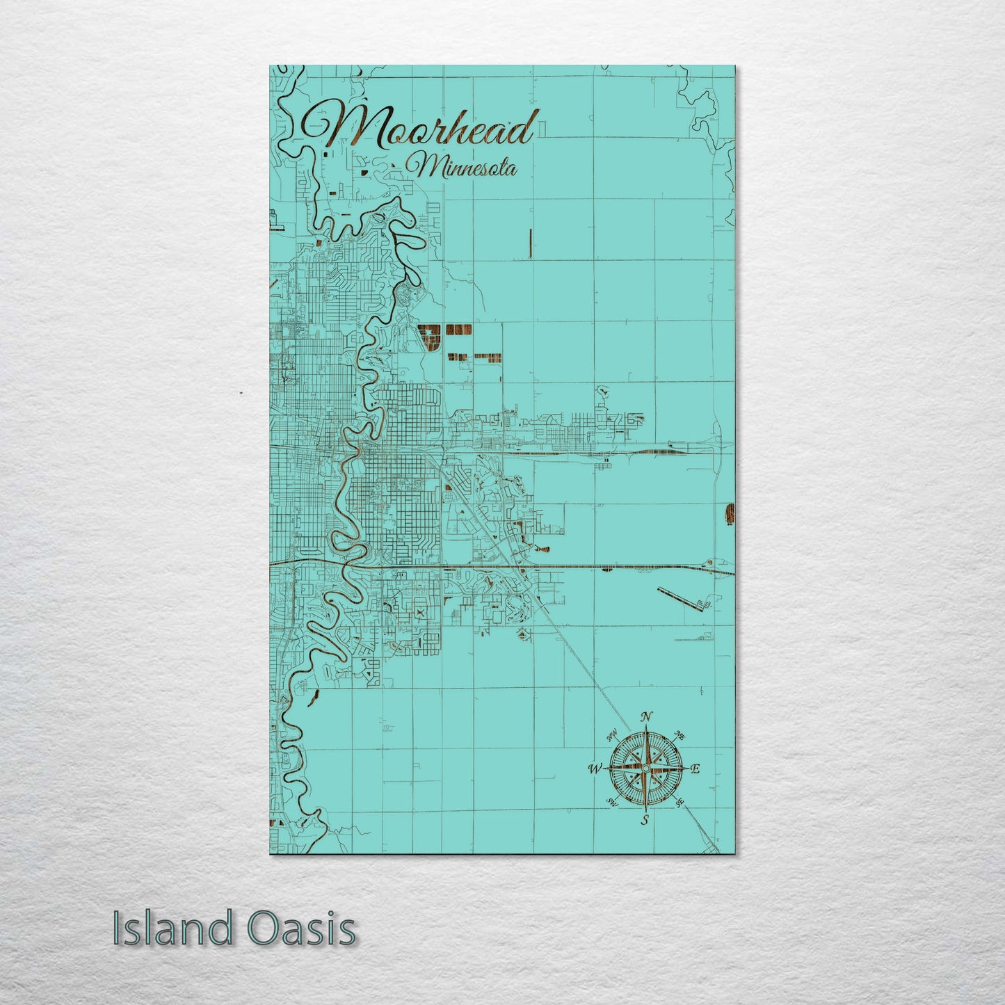 Moorhead, Minnesota Street Map