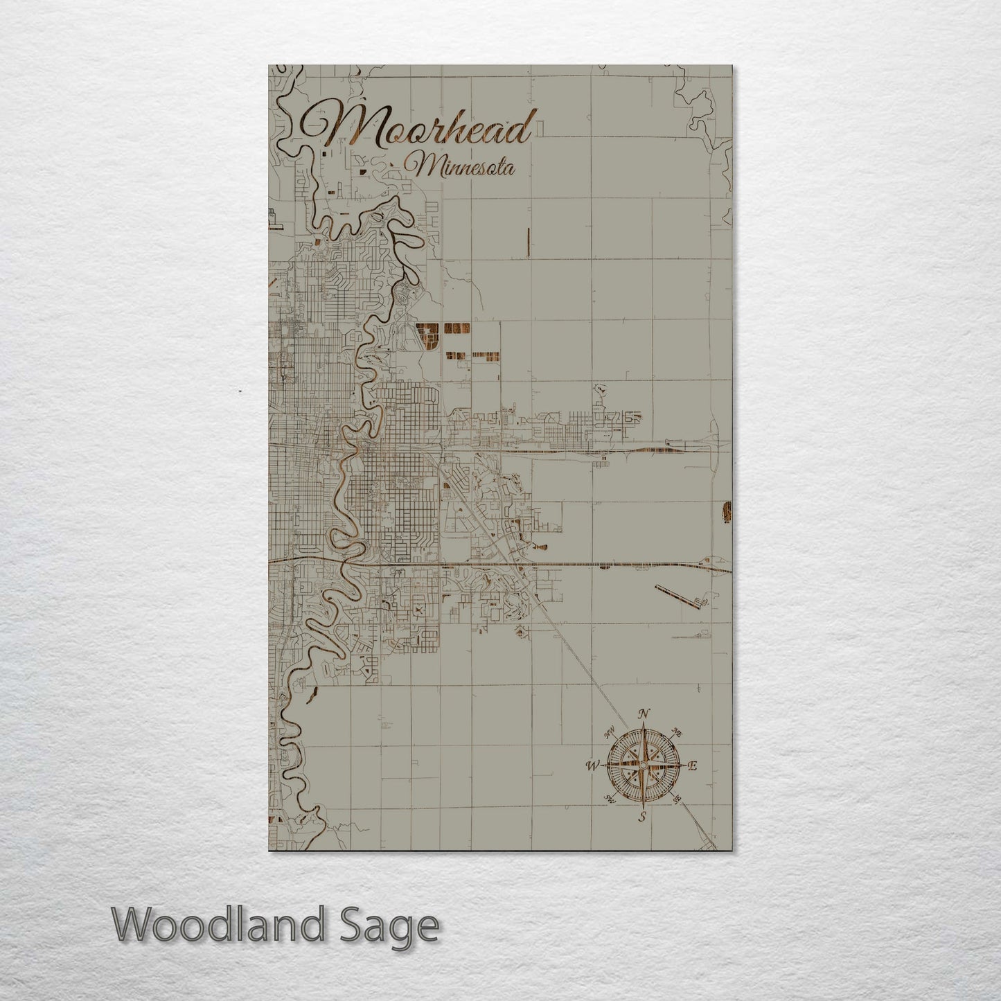 Moorhead, Minnesota Street Map