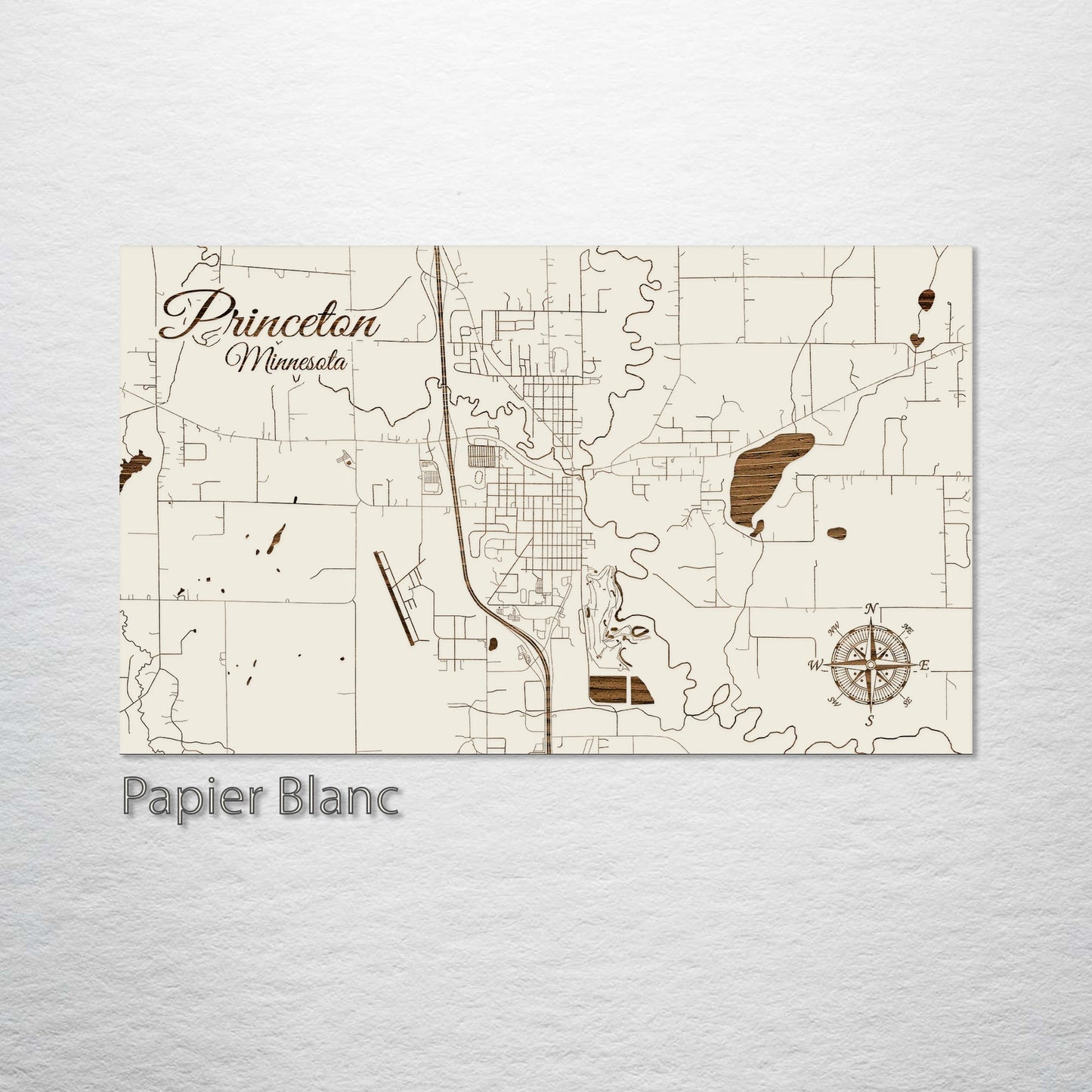 Princeton, Minnesota Street Map