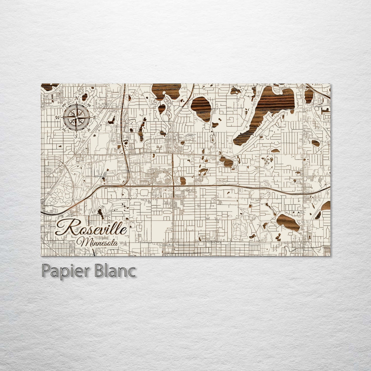 Roseville, Minnesota Street Map