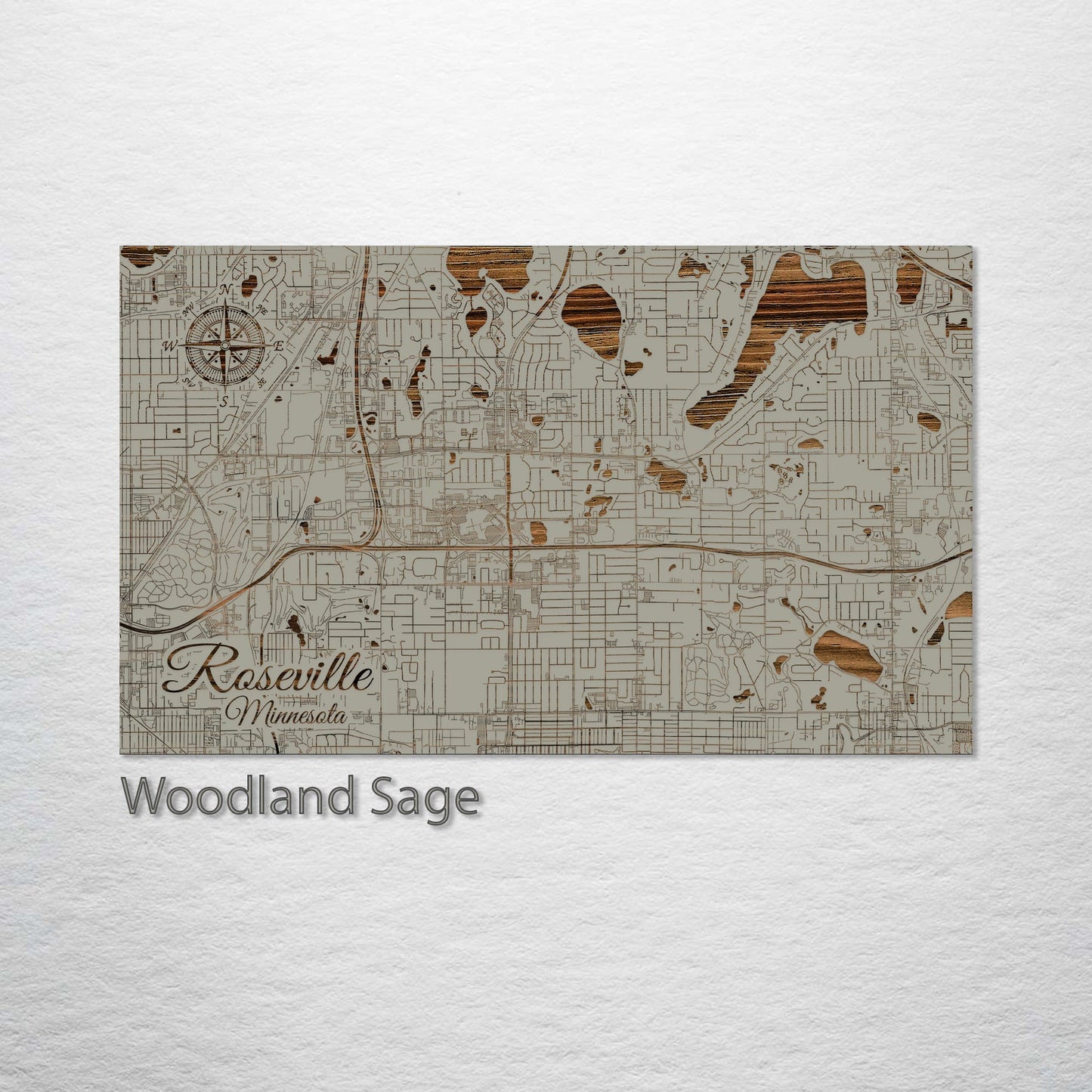 Roseville, Minnesota Street Map