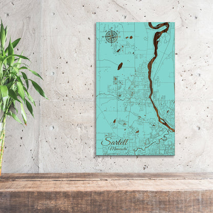 Sartell, Minnesota Street Map