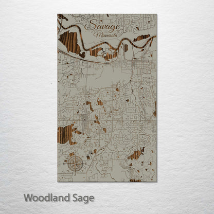 Savage, Minnesota Street Map