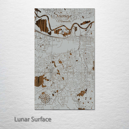 Savage, Minnesota Street Map