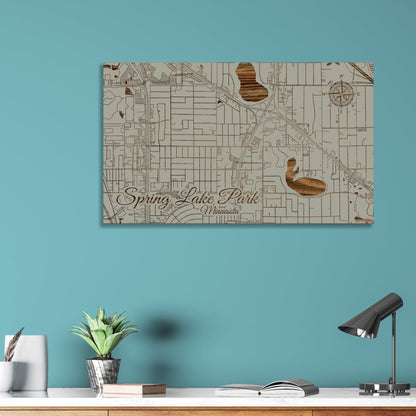 Spring Lake Park, Minnesota Street Map