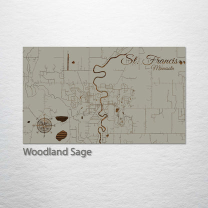 St. Francis, Minnesota Street Map