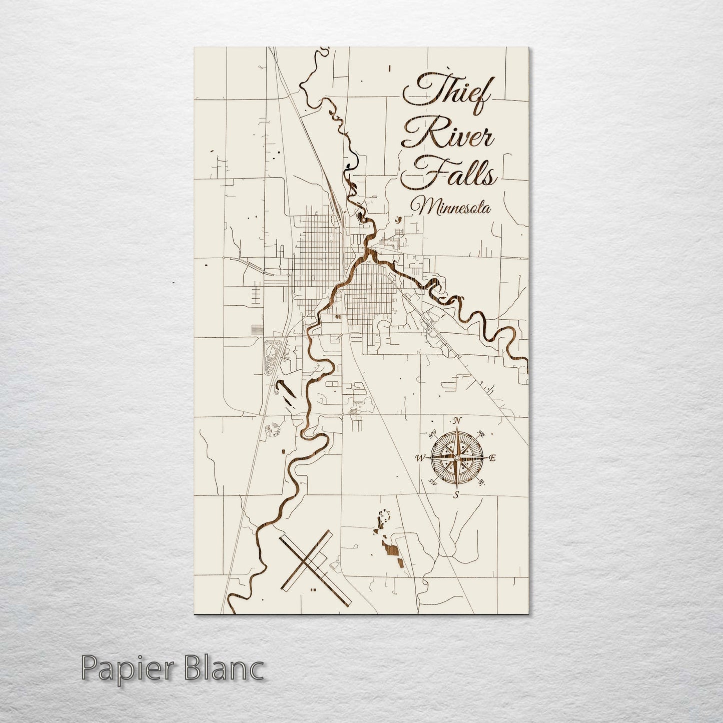 Thief River Falls, Minnesota Street Map