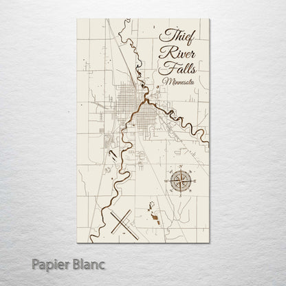Thief River Falls, Minnesota Street Map