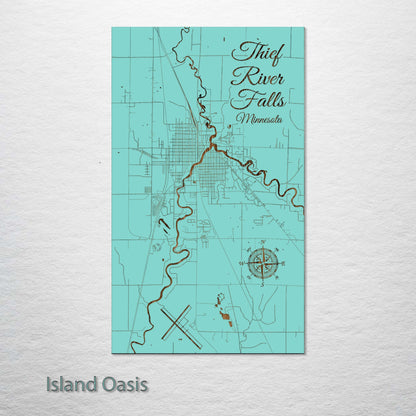 Thief River Falls, Minnesota Street Map