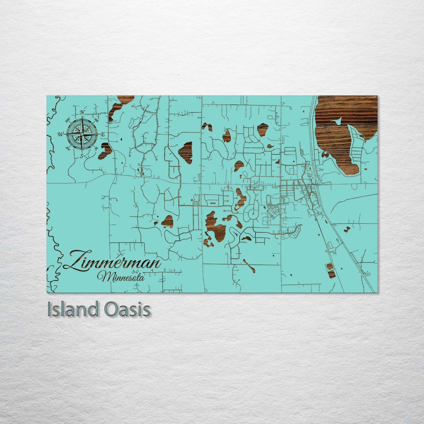 Zimmerman, Minnesota Street Map