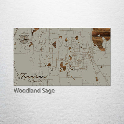 Zimmerman, Minnesota Street Map