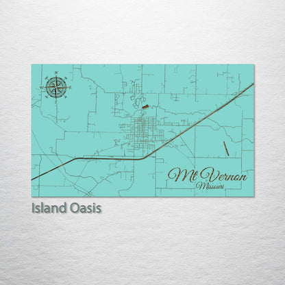 Mount Vernon, Missouri Street Map
