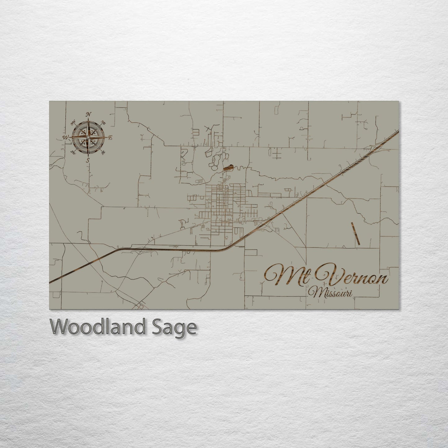 Mount Vernon, Missouri Street Map