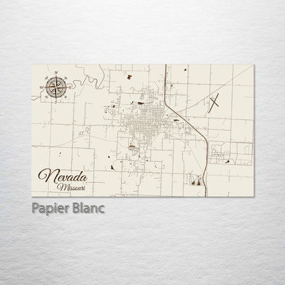 Nevada, Missouri Street Map