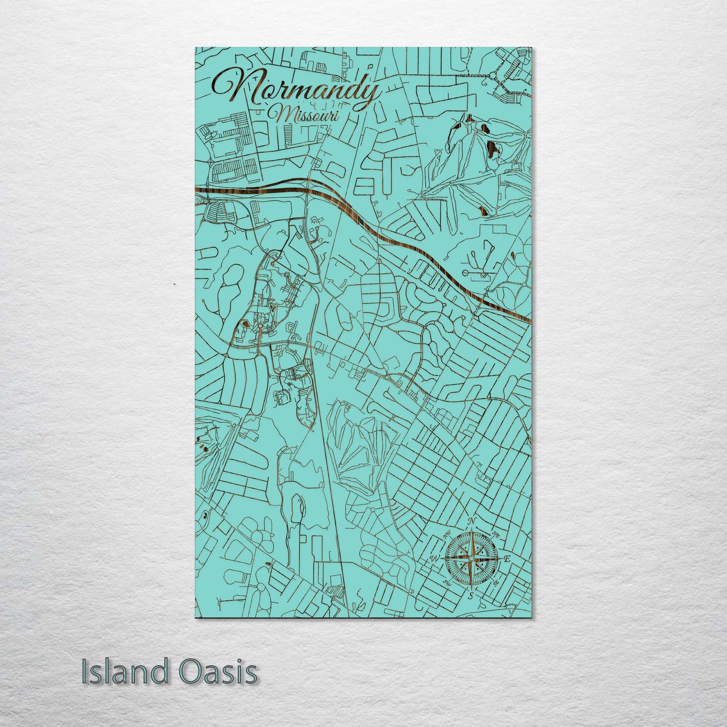 Normandy, Missouri Street Map