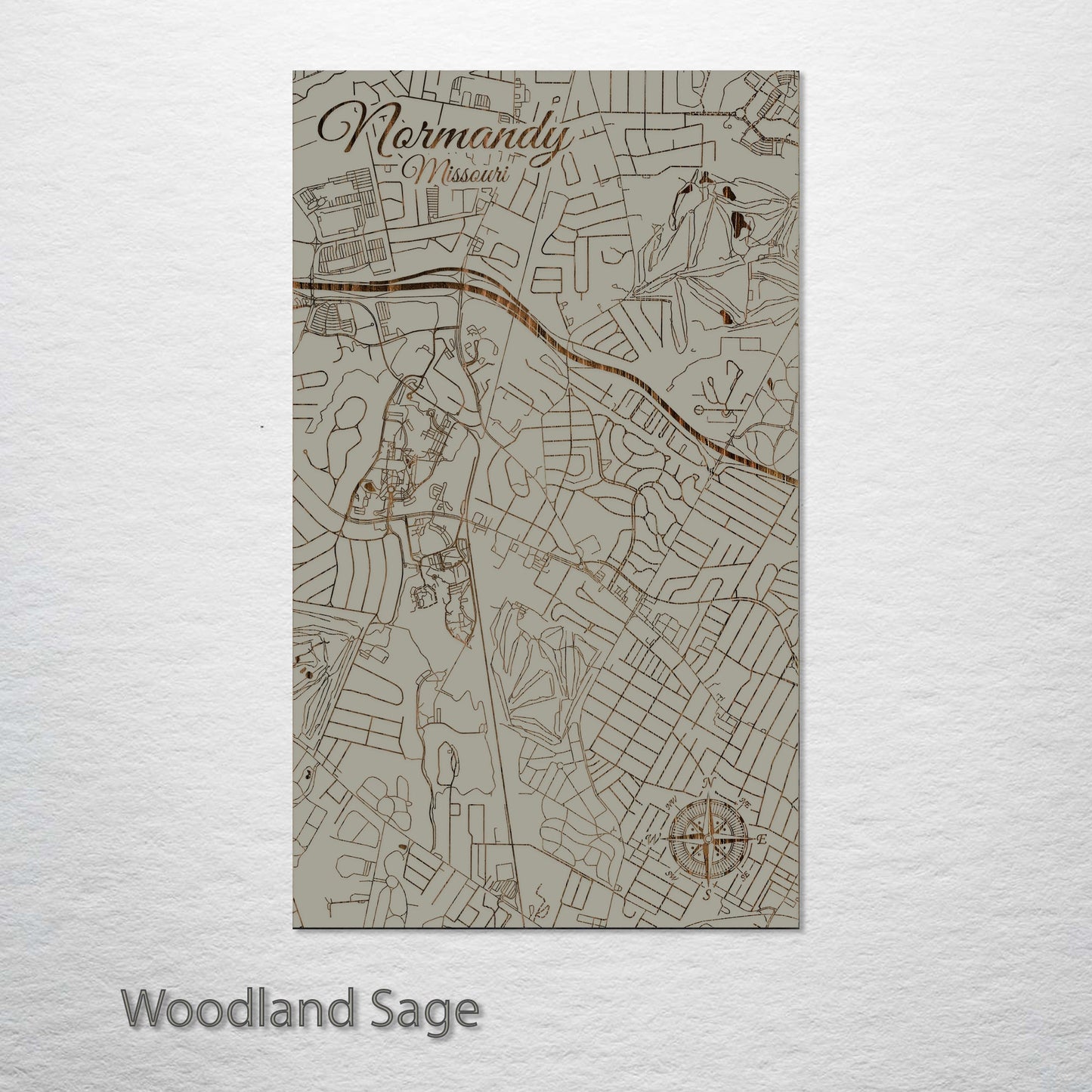 Normandy, Missouri Street Map