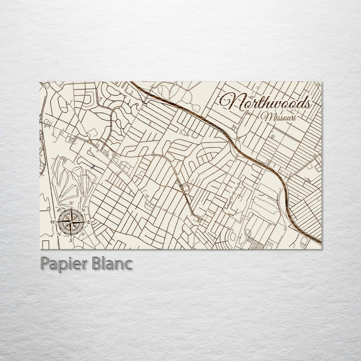 Northwoods, Missouri Street Map