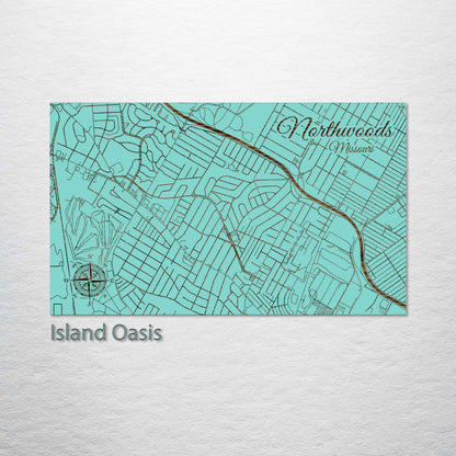 Northwoods, Missouri Street Map