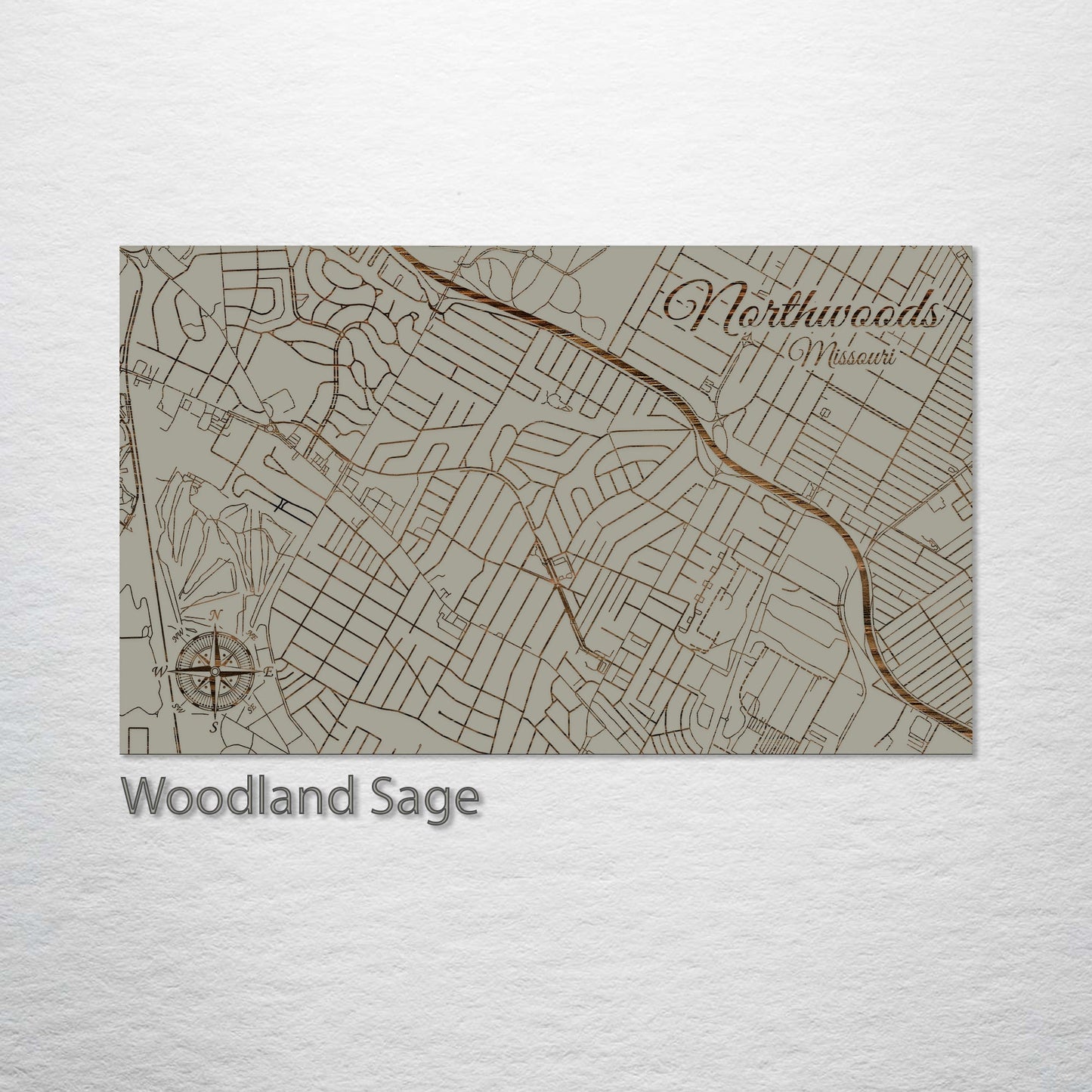 Northwoods, Missouri Street Map