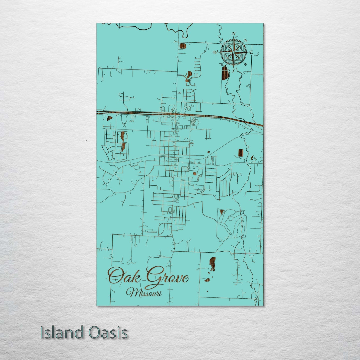 Oak Grove, Missouri Street Map