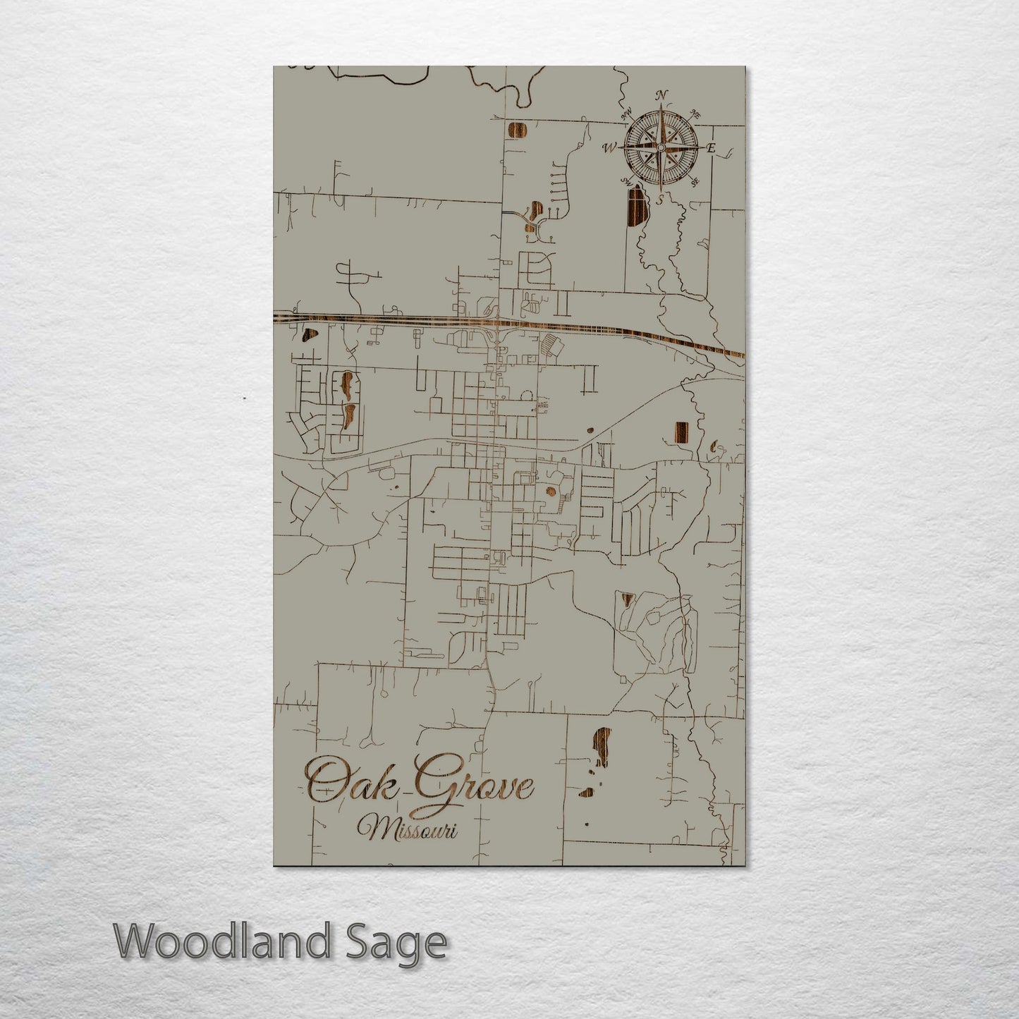 Oak Grove, Missouri Street Map