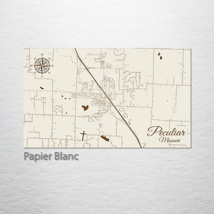 Peculiar, Missouri Street Map