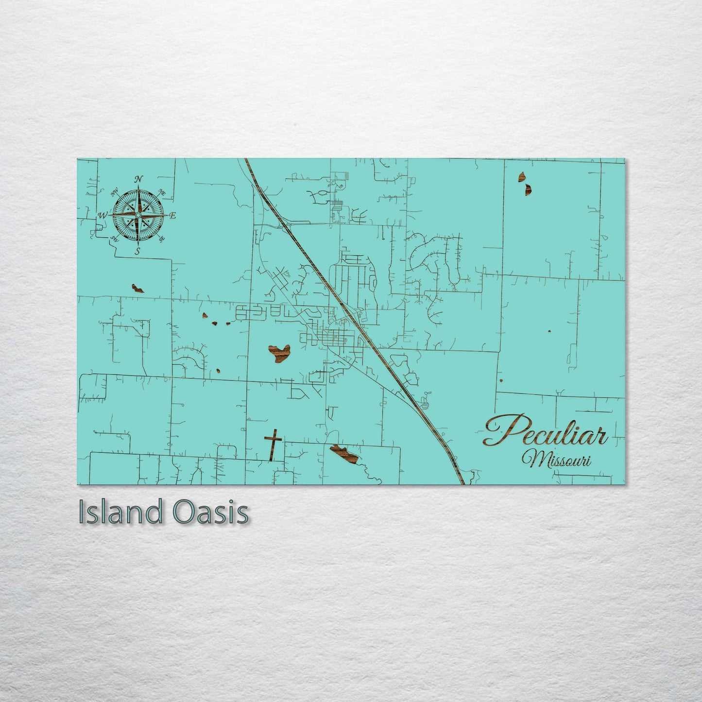 Peculiar, Missouri Street Map