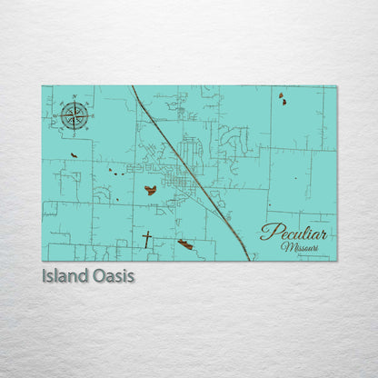 Peculiar, Missouri Street Map