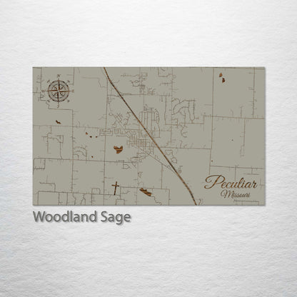 Peculiar, Missouri Street Map