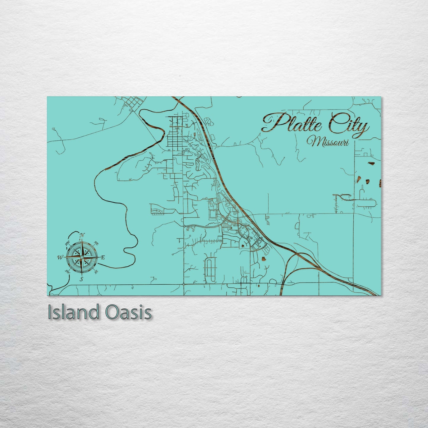 Platte City, Missouri Street Map