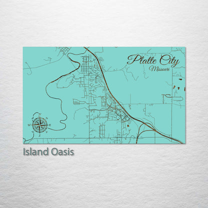Platte City, Missouri Street Map